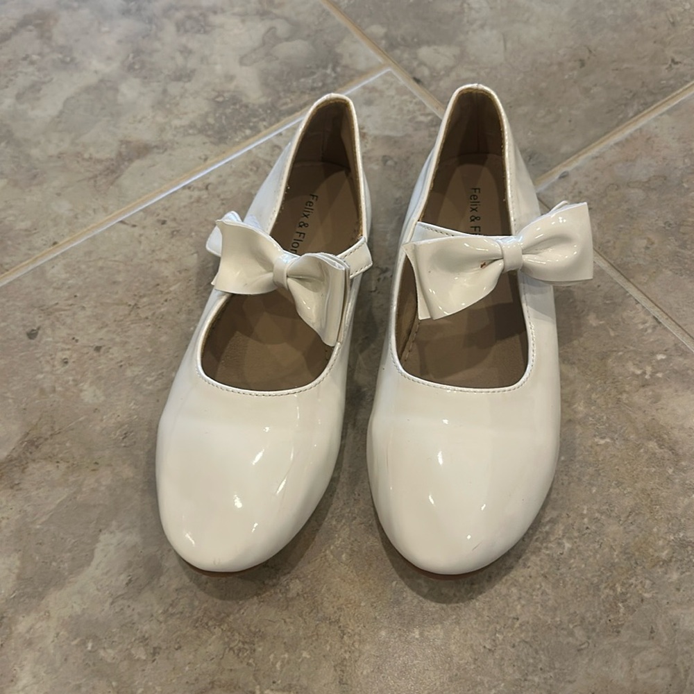 Easter!!! Patent  White Dress Felix and Flora S 3